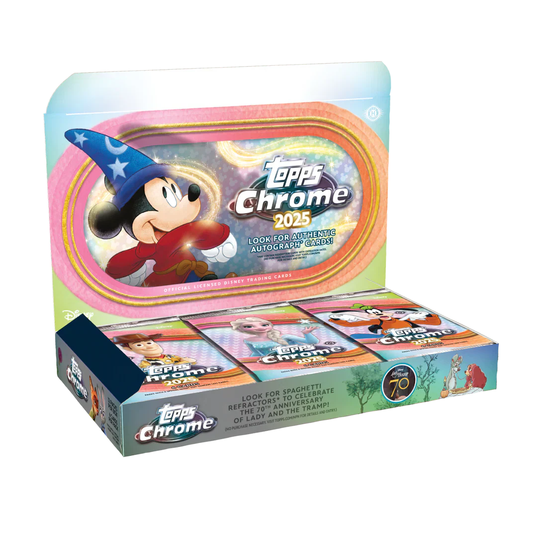 2025 Topps Chrome Disney Hobby Box