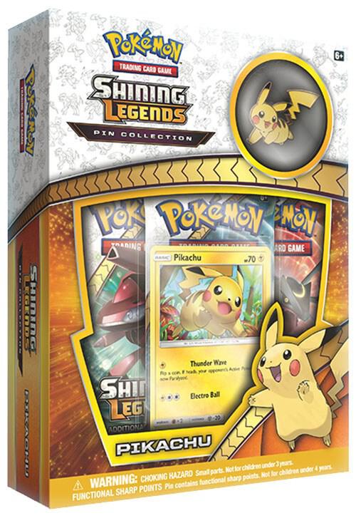 Pokemon - Sun and Moon - Shining Legends - Pin Collections - Pikachu