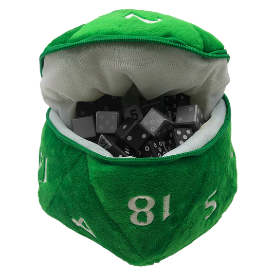 Ultra Pro - Plush D20 - Dice Bag - Green