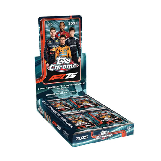 2025-26 Topps Chrome F1 Formula 1 Racing Hobby Box