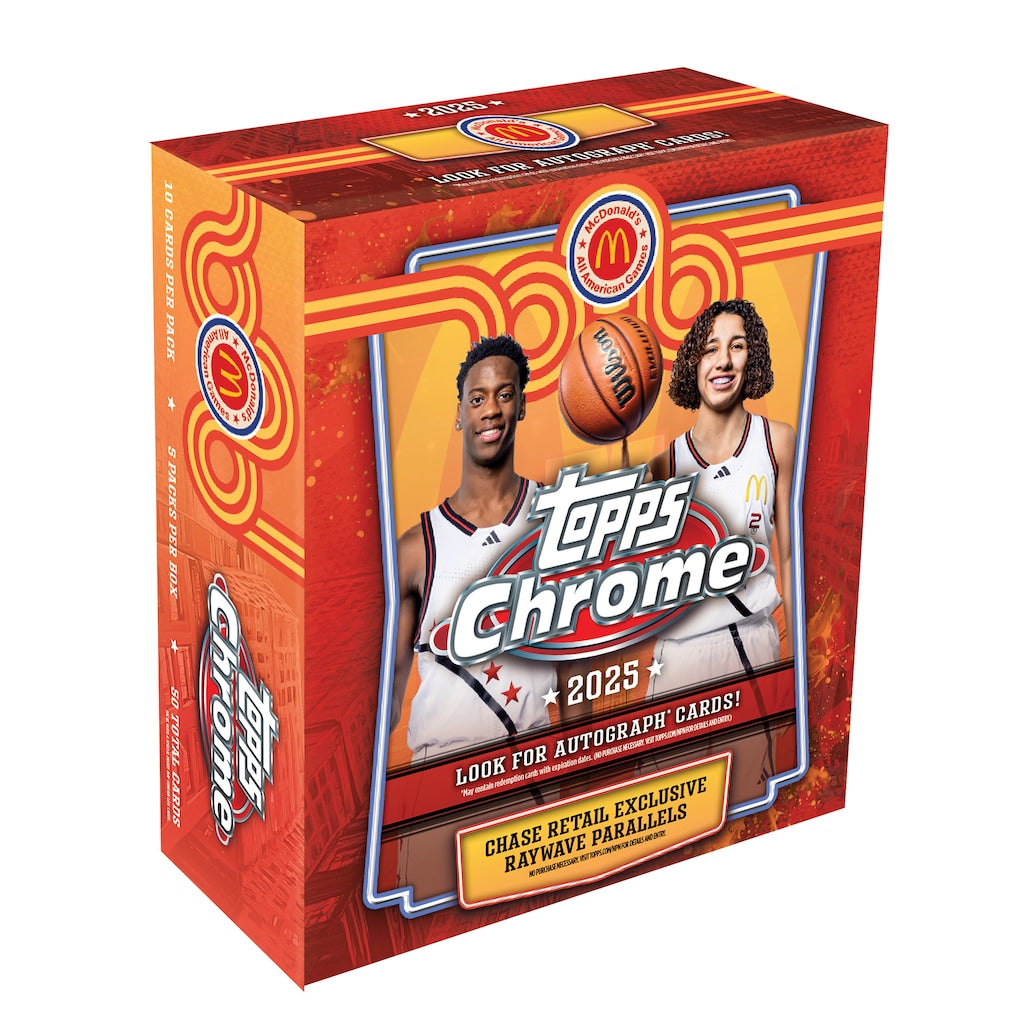 2025 Topps Chrome McDonald's All American Basketball Mega Box