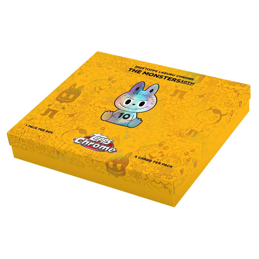 2025 Topps Chrome Labubu The Monsters 10th Anniversary Hobby Box