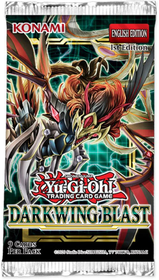 Konami - Yu-Gi-Oh! - Darkwing Blast - 1st Edition - Booster Pack
