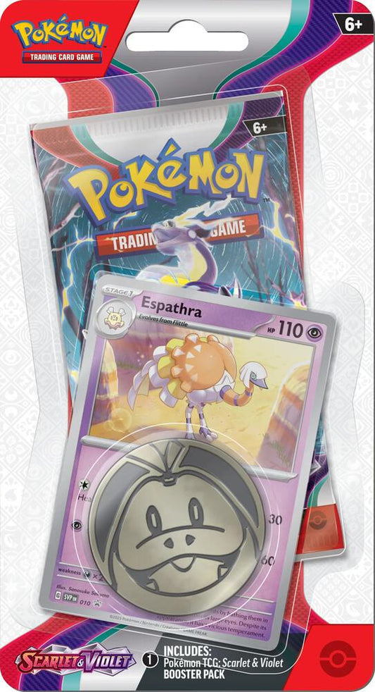 Pokemon - Scarlet and Violet - Base - SV01 - Checklane Blister Pack - Espathra