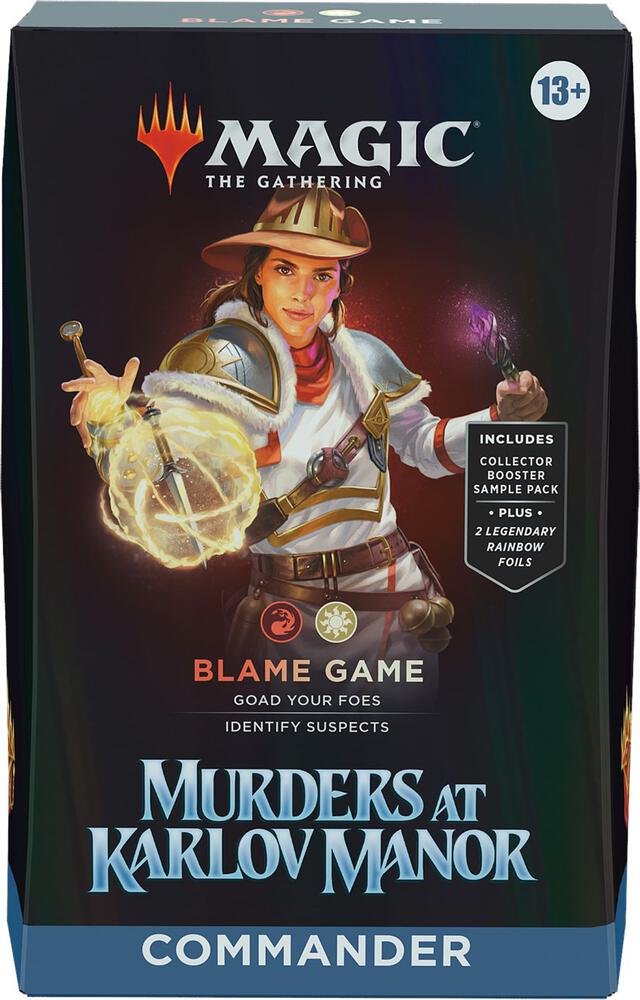 Magic the Gathering - MTG - Murders At Karlov Manor - Commander Deck - Blame Game