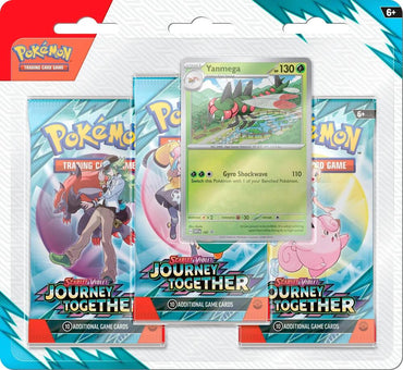 Pokemon - Scarlet and Violet - Journey Together - SV09 - 3 Pack Blister - Styles Vary
