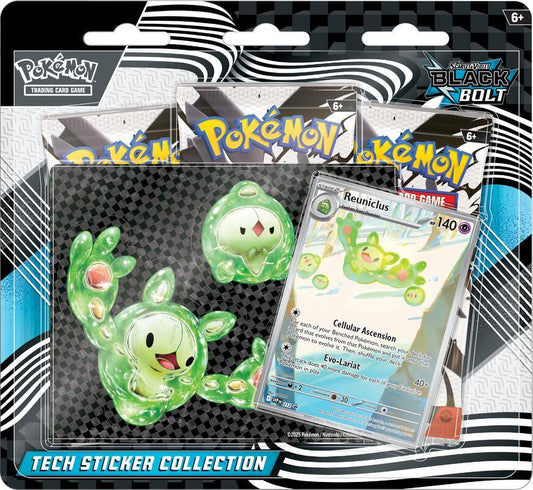 Pokemon - Scarlet and Violet - Black Bolt - SV10.5 - Tech Sticker Collection - Reuniclus