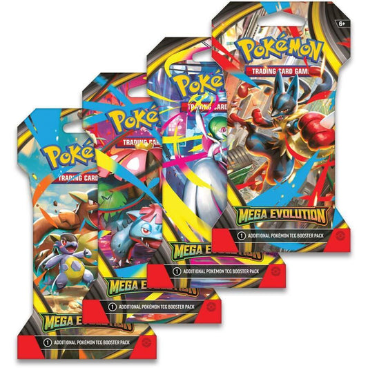 Pokémon - Mega Evolution - Base Set - ME01 - Sleeved Booster Pack - Styles Vary