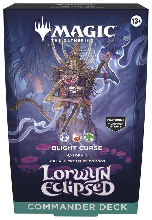 Magic The Gathering - MTG - Lorwyn Eclipsed - Commander Deck - Blight Curse