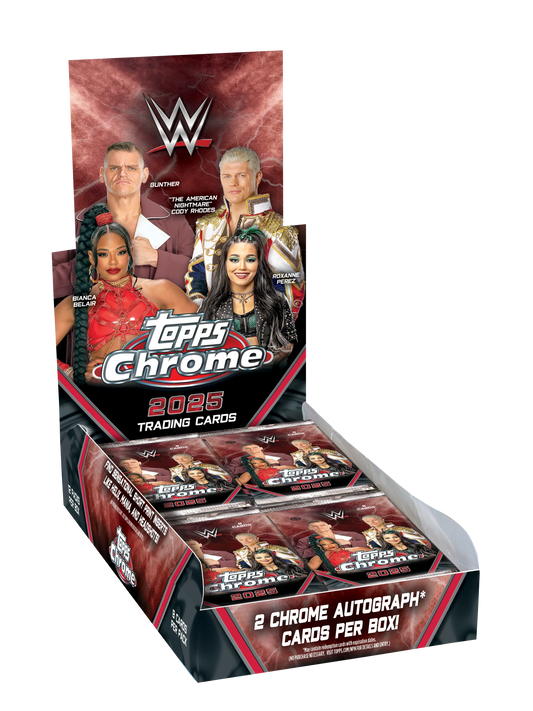 2025 Topps WWE Chrome Hobby Box