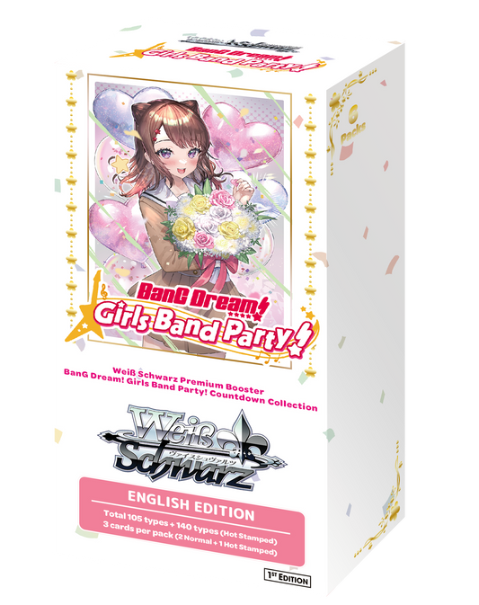 Bushiroad - Weiss Schwarz - Bang Dream! Girls Band Party! - Countdown Collection - 1st Edition - Premium Booster Box