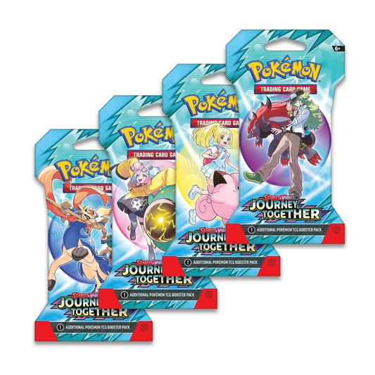 Pokemon - Scarlet and Violet - Journey Together - SV09 - Sleeved Booster Pack - Styles Vary