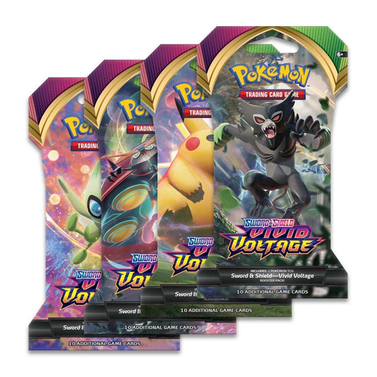 Pokemon - Sword and Shield - Vivid Voltage - Sleeved Booster Pack - Style Varies