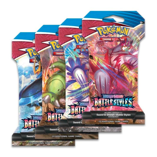 Pokemon - Sword and Shield - Battle Styles - Sleeved Booster Pack - Styles Vary