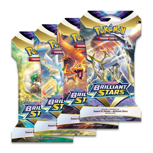 Pokemon - Sword and Shield - Brilliant Stars - Sleeved Booster Pack - Style Varies