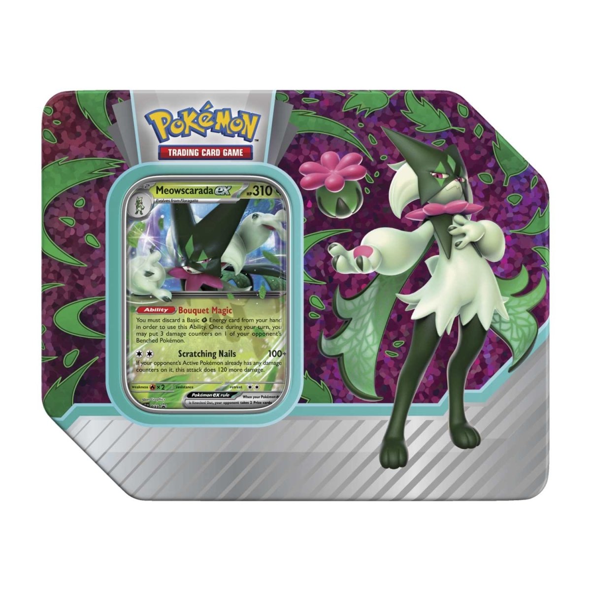 Pokemon - Scarlet and Violet - Paldea Partners Tin - Meowscarada