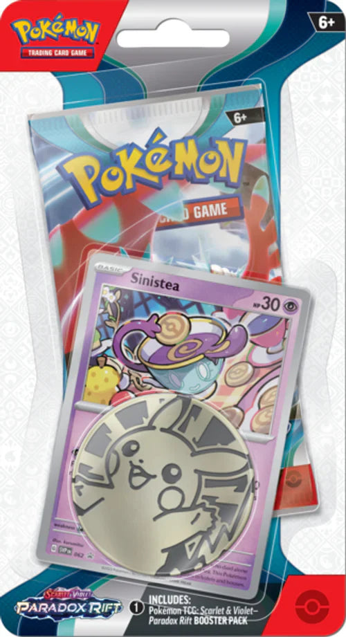 Pokemon - Scarlet and Violet - Paradox Rift - SV04 - Checklane Blister - Sinistea