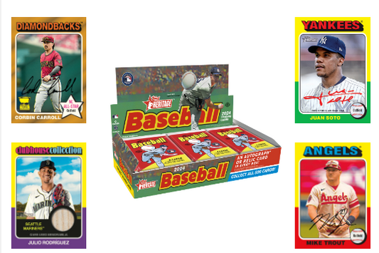 2024 Topps Heritage Baseball Hobby Box