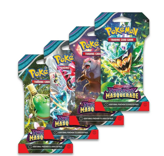 Pokemon - Scarlet and Violet - Twilight Masquerade - SV06 - Sleeved Booster Pack