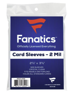 FANATICS SOFT SLEEVES STANDARD SIZE (500 COUNT)