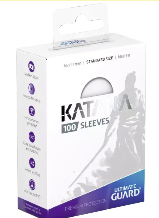 Ultimate Guard Sleeves Katana - Transparent - 100ct