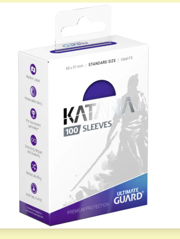 Ultimate Guard Sleeves Katana - Blue - 100ct