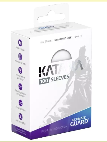 Ultimate Guard Sleeves Katana - White - 100ct
