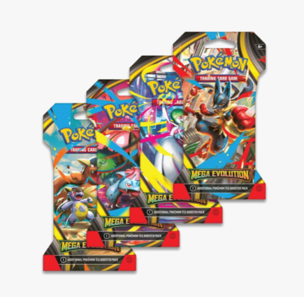 Pokemon Mega Evolution Sleeved Booster Pack
