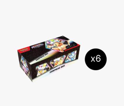 Pokemon Prismatic Evolutions Surprise Box Case - SV: Prismatic Evolutions sealed case