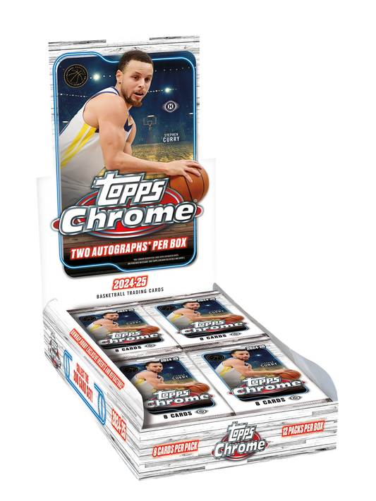 2024-25 Topps Chrome NBA Basketball Hobby Box