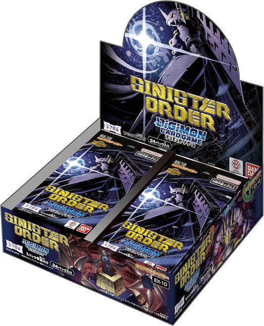 Bandai - Digimon - Sinister Order - EX10 - Booster Box