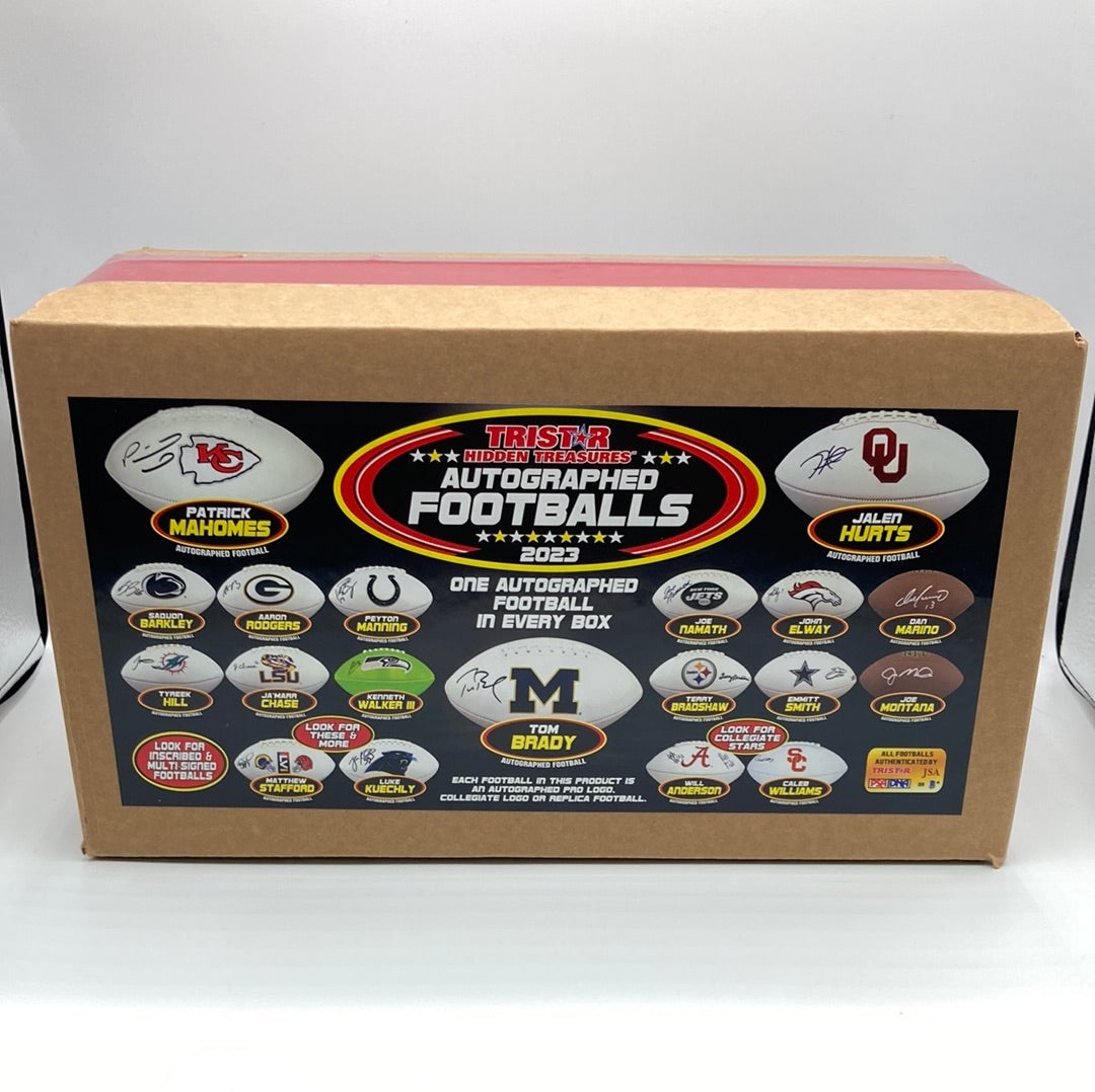 2023 Tristar Hidden Treasures Autographed Footballs