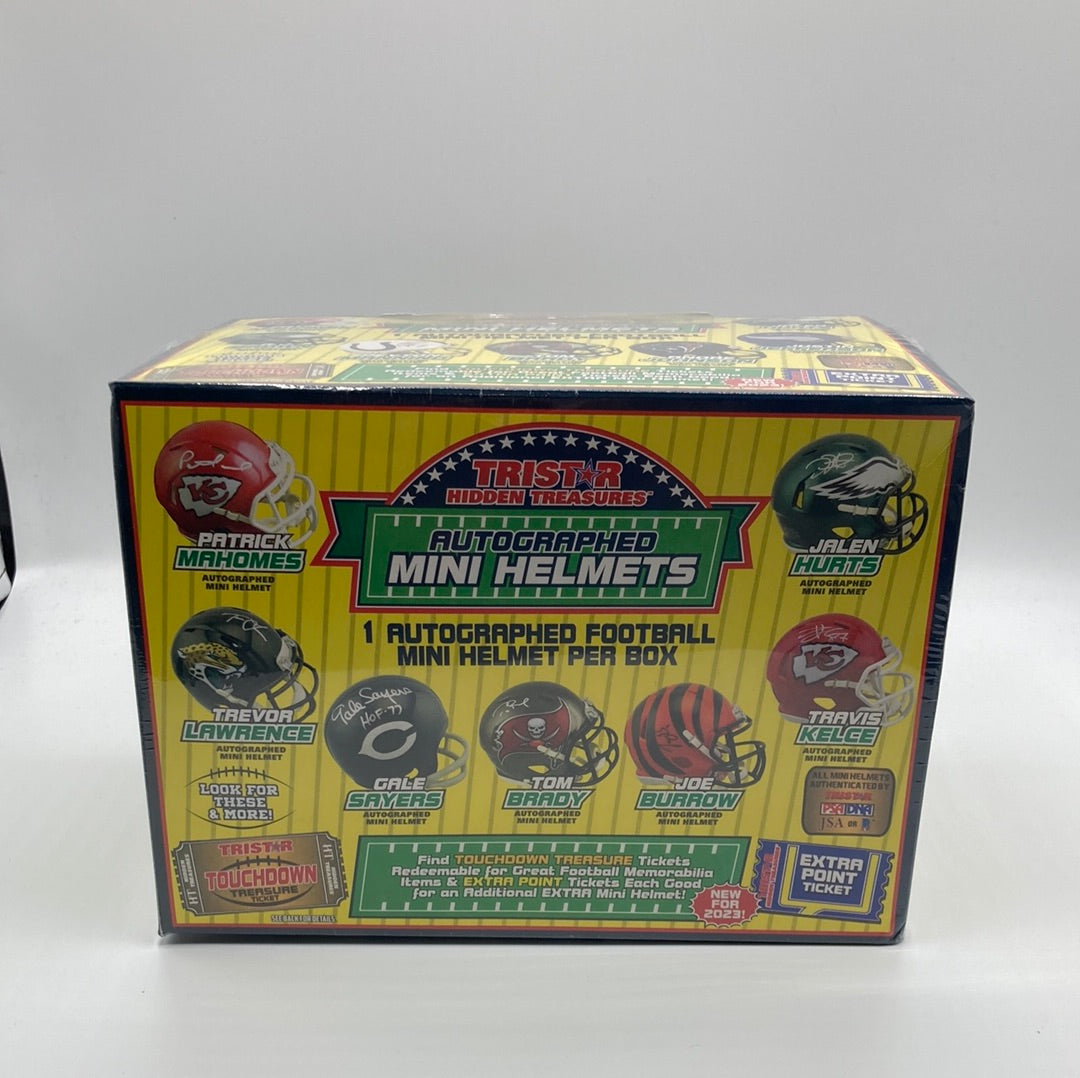 2023 Tristar Hidden Treasures Autographed Mini Helmets