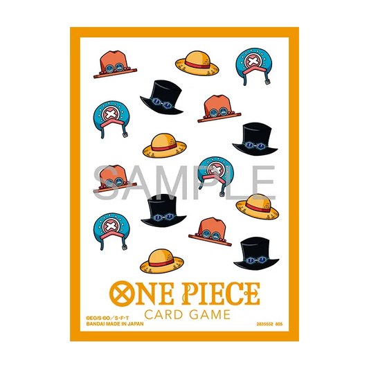Bandai - One Piece - Card Sleeves - Hat Patterns
