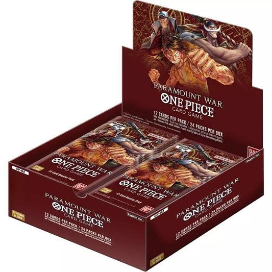 Bandai - One Piece - Paramount War - OP02 - Booster Box (Red Bottom)