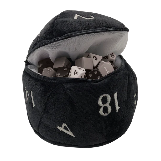 Ultra Pro - Plush D20 - Dice Bag - Black