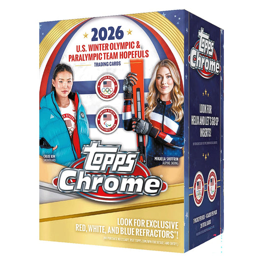 2026 Topps Chrome U.S Winter Olympic & Paralympic Team Hopefuls Blaster Box