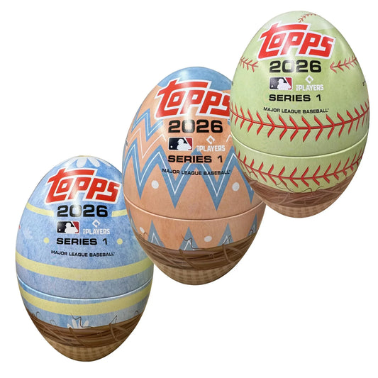 2026 Topps Series 1 MLB Baseball Retail Egg Tin