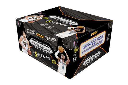 2024-25 Panini Prizm Black NBA Basketball Hobby Box