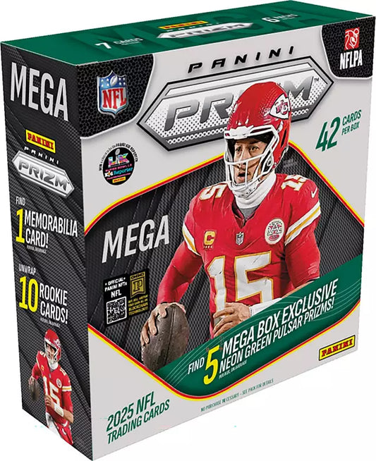2025-26 Panini Prizm NFL Football Mega Box
