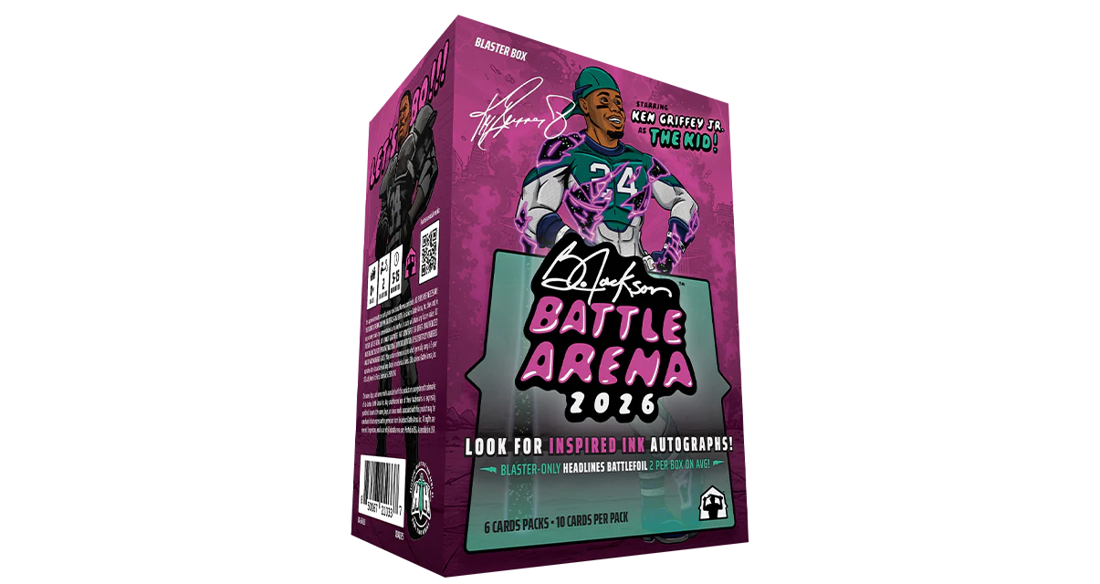 2026 Bo Jackson Battle Arena Ken Griffey Jr Blaster Box
