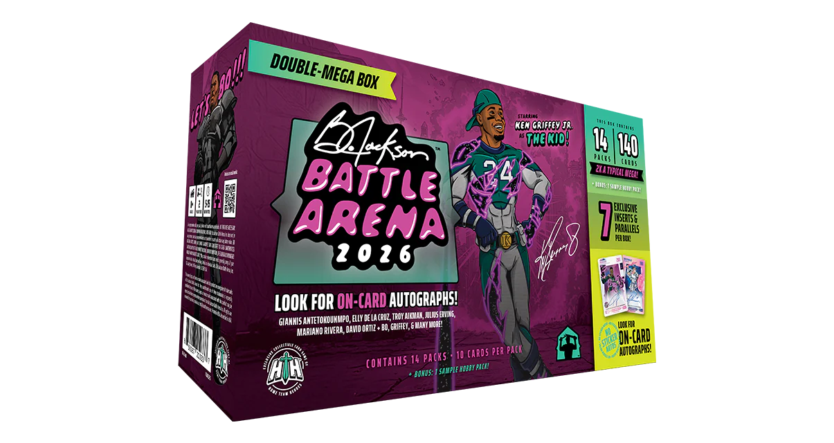 2026 Bo Jackson Battle Arena Ken Griffey Jr Double Mega Box