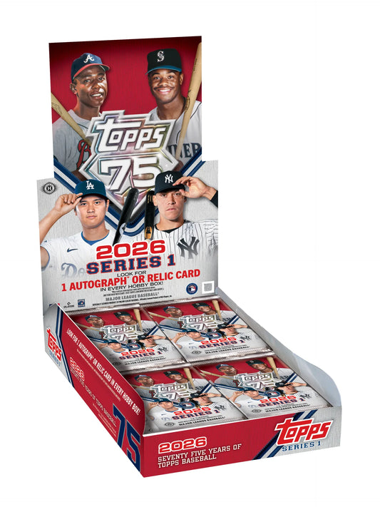 2026 Topps Series 1 MLB Baseball Hobby Box
