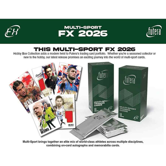 2026 Futera Multi-Sport FX Series 1 Hobby Box