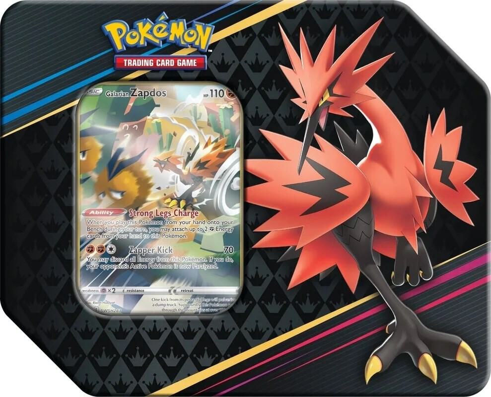 Pokemon - Sword and Shield - Crown Zenith - Crown Zenith Tin - Style Varies