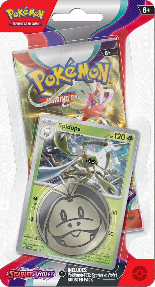 Pokemon - Scarlet and Violet - Base - Checklane Blister Pack - Spidops