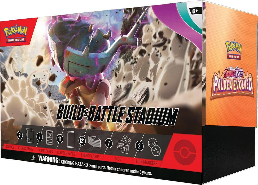 Pokemon - Scarlet and Violet - Paldea Evolved - SV02 - Build and Battle Stadium
