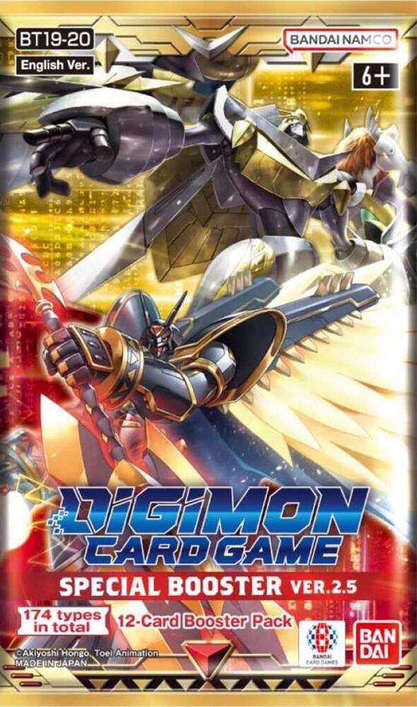 Bandai - Digimon - Special Booster Version 2.5 - BT19-20 -Sleeved Pack