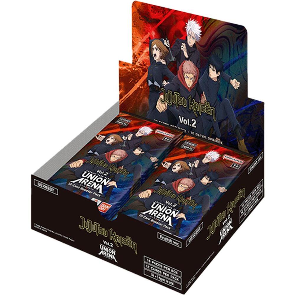 Bandai - Union  Arena - Jujutsu Kaisen Vol.2 - UEX02BT - Booster Box (Last One Opened Booster Box)