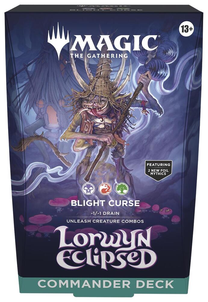 Magic The Gathering - MTG - Lorwyn Eclipsed - Commander Deck - Blight Curse